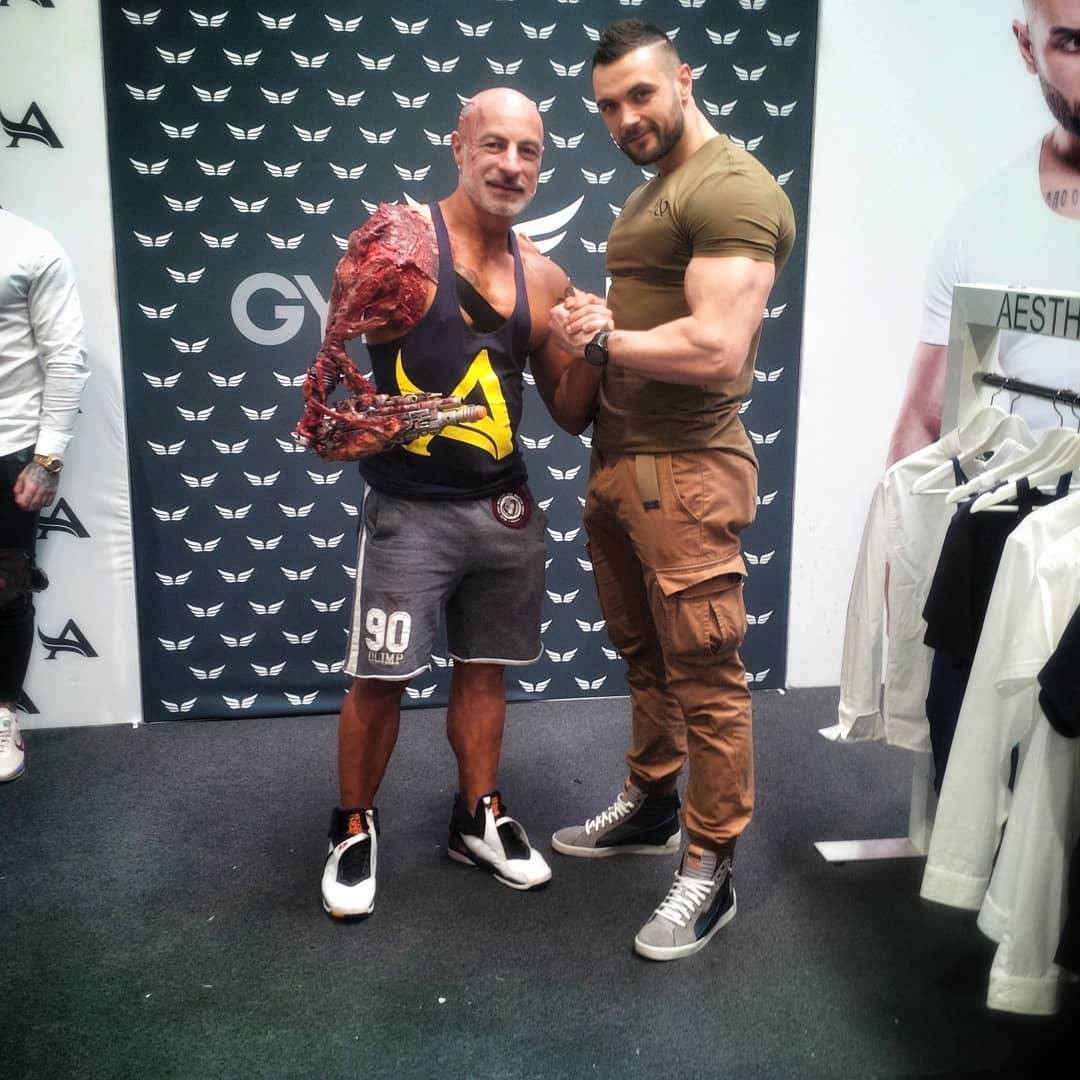 Goran Borkovic and "Terminator" - Mickael Louvel